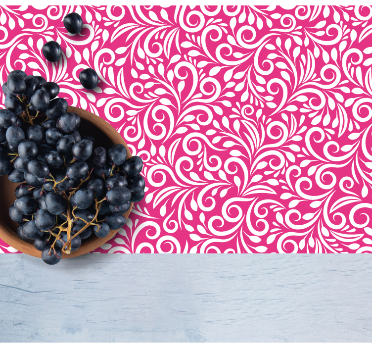 Floral pattern  modern placemats - TenStickers