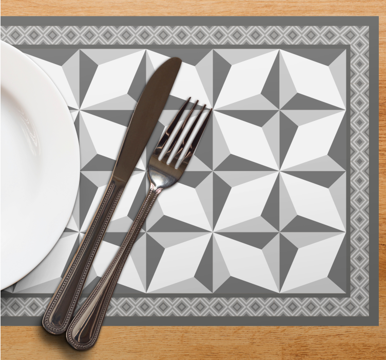 Geometric element surface placemat - TenStickers