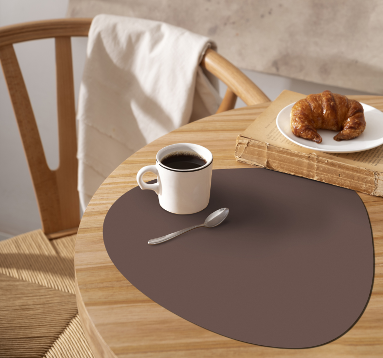 Irregular modern silhouette placemats - TenStickers