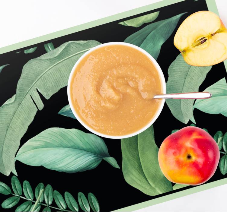 Leaf motif creation placemat - TenStickers