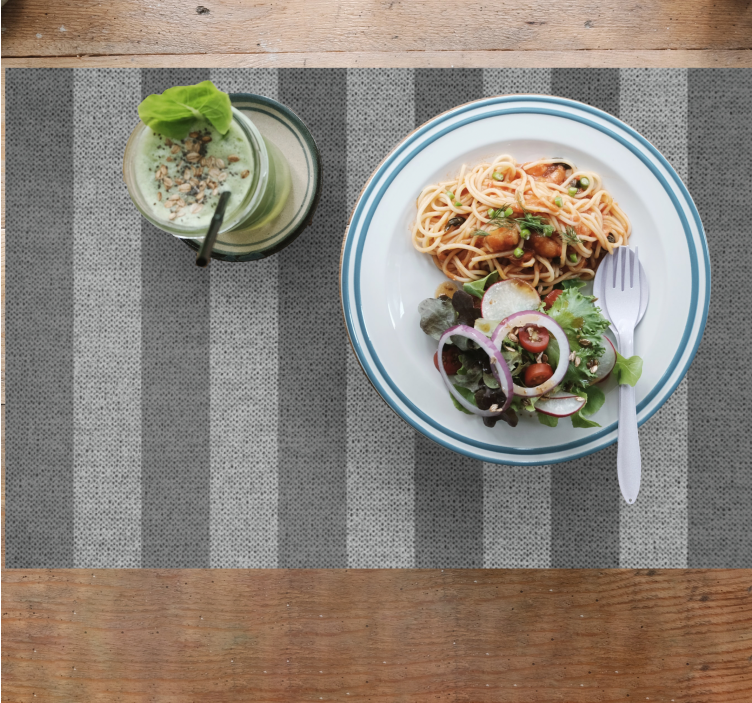 Lined table surface placemat - TenStickers