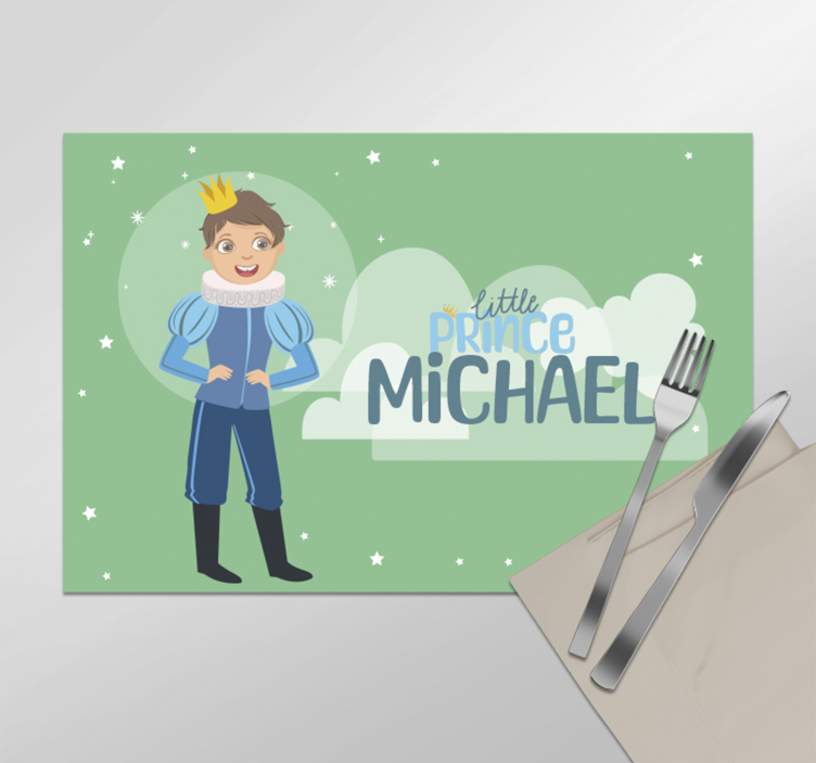 Little prince Personalised placemats - TenStickers