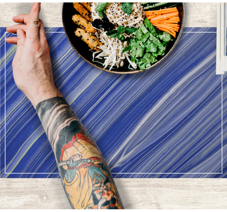 Marble texture surface placemat - TenStickers