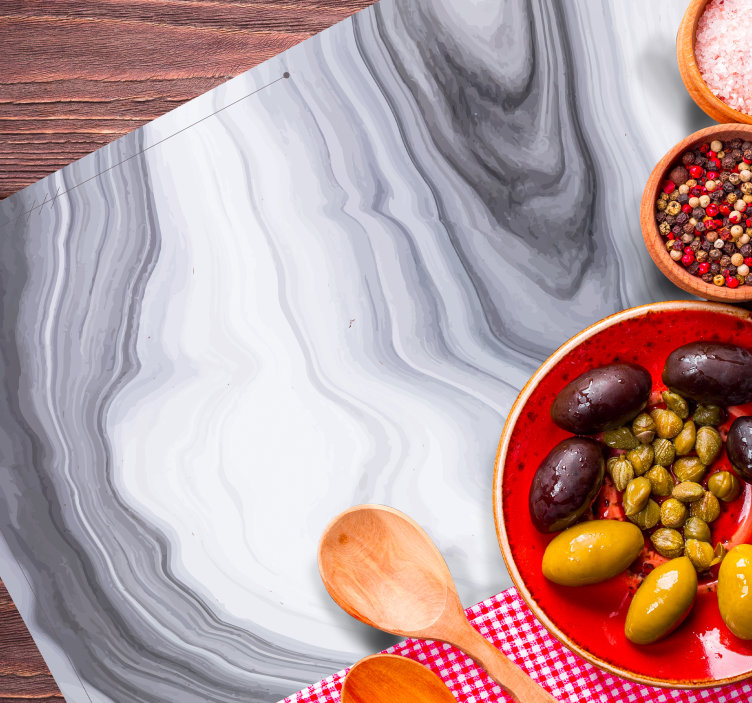 Modern placemat with elegant marble design - TenStickers