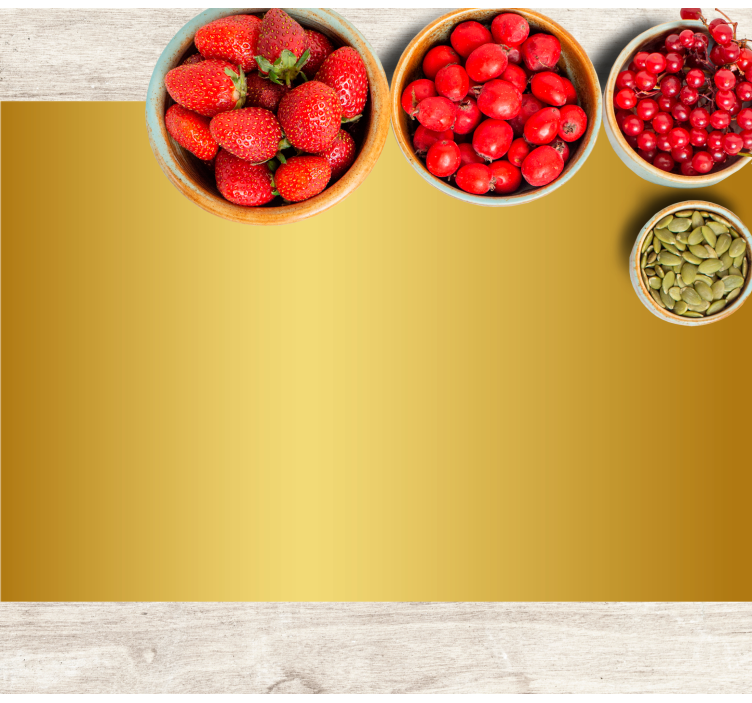 Modern placemat with golden gradient finish - TenStickers