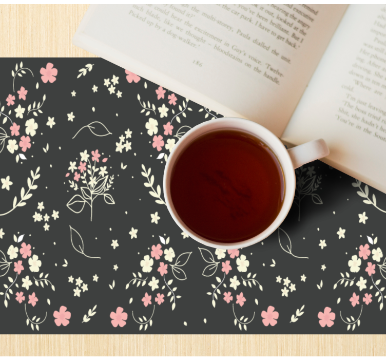 Original placemat blooming element surface - TenStickers