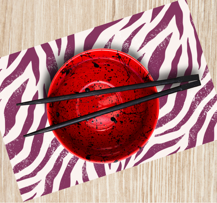 Original placemat bold colorful bowl - TenStickers