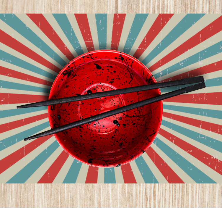 Original placemat bold spiral design - TenStickers