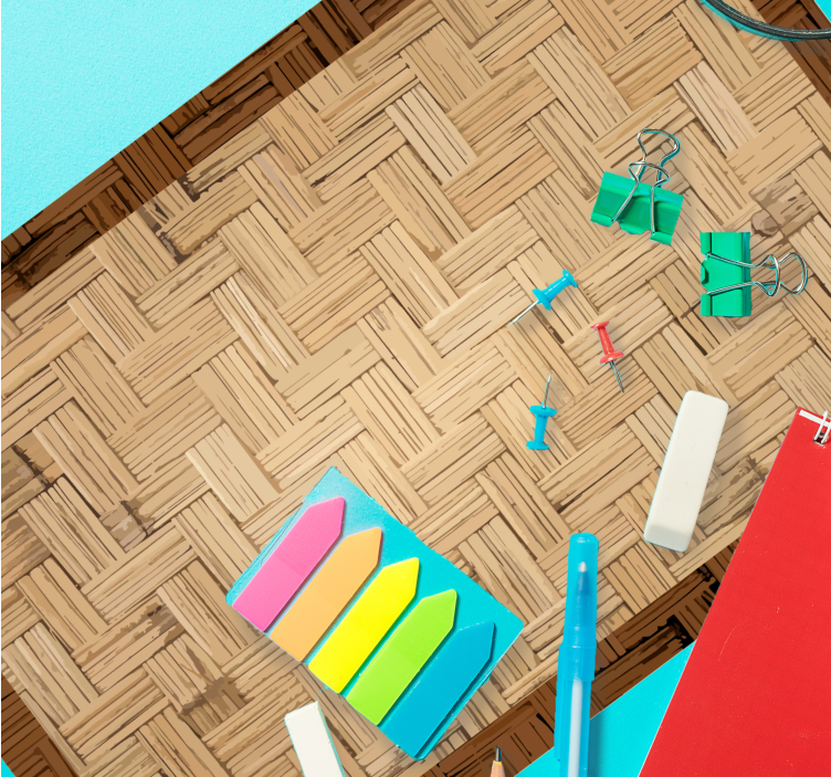 Original placemat colorful desk accessories - TenStickers