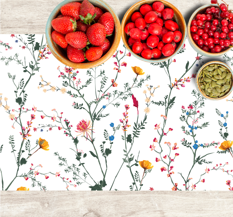 Original placemat floral pattern collection - TenStickers