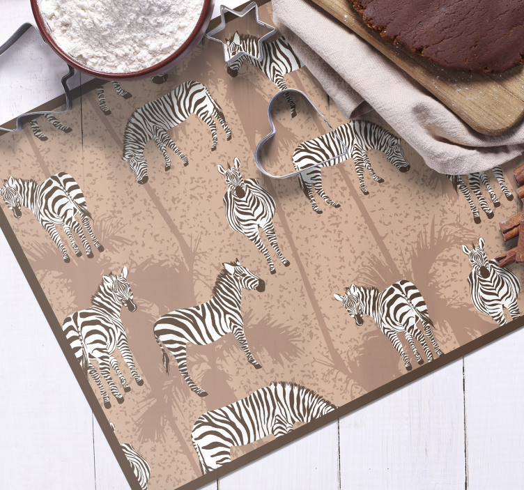 Original placemat in zebra print design - TenStickers