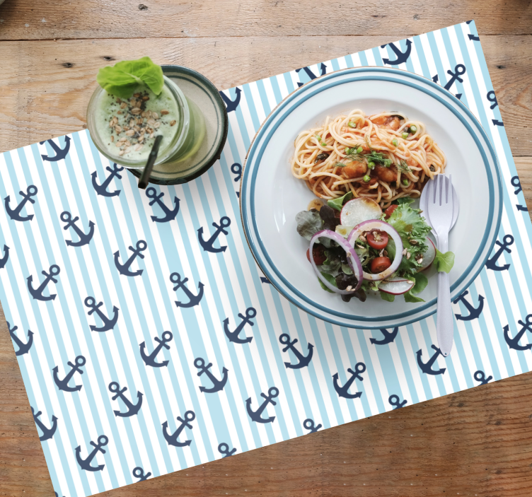 Original placemat maritime anchor design - TenStickers