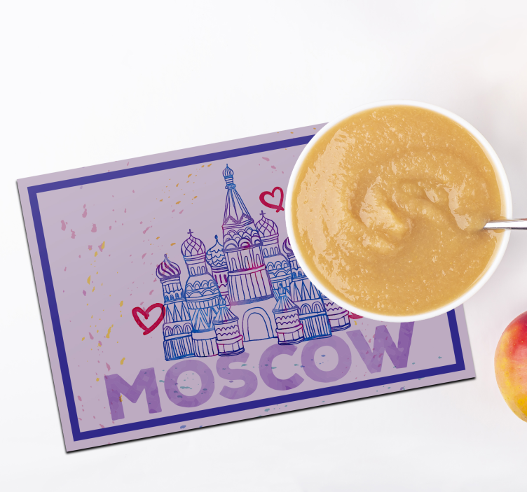 Original placemat moscow landmark design - TenStickers
