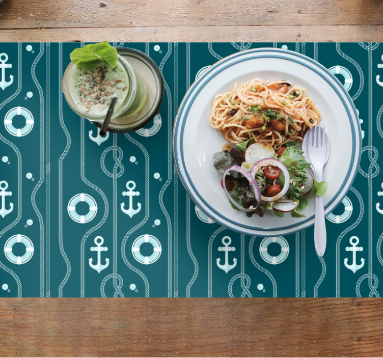 Original placemat nautical anchor design - TenStickers