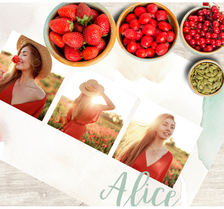 Original placemat photo memories showcase - TenStickers