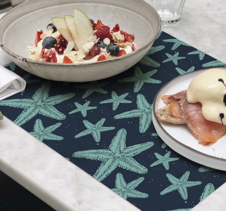 Original placemat starfish design - TenStickers