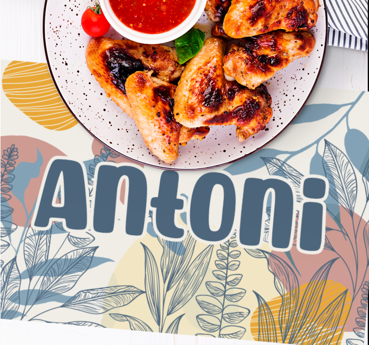 Original placemat stylish name design - TenStickers