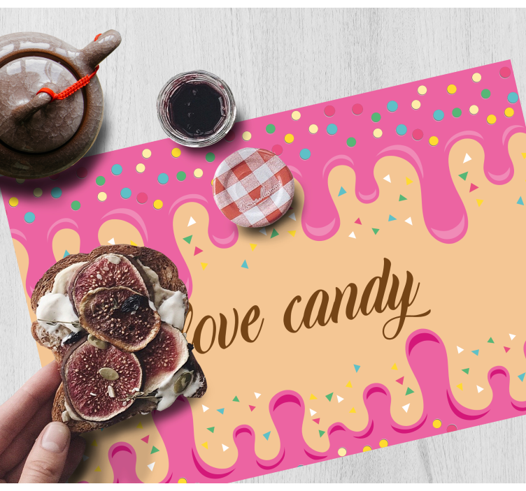 Original placemat sweet treat inspiration - TenStickers