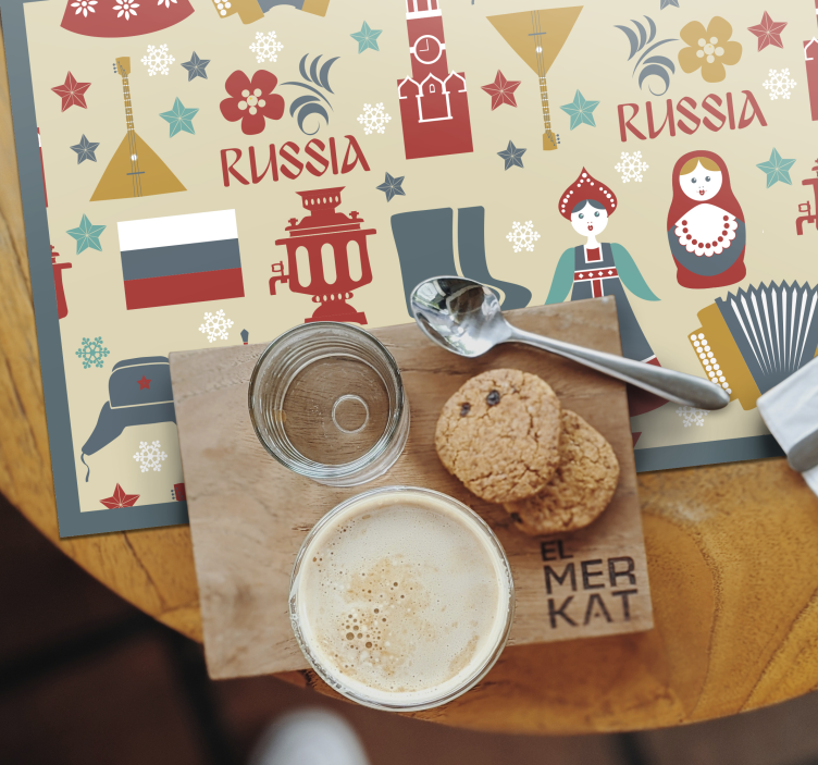 Original placemat with authentic russian culture - TenStickers