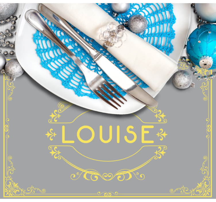 Pantone with name original placemats - TenStickers