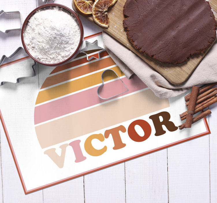 Personalisable placemat customizable name placemat - TenStickers