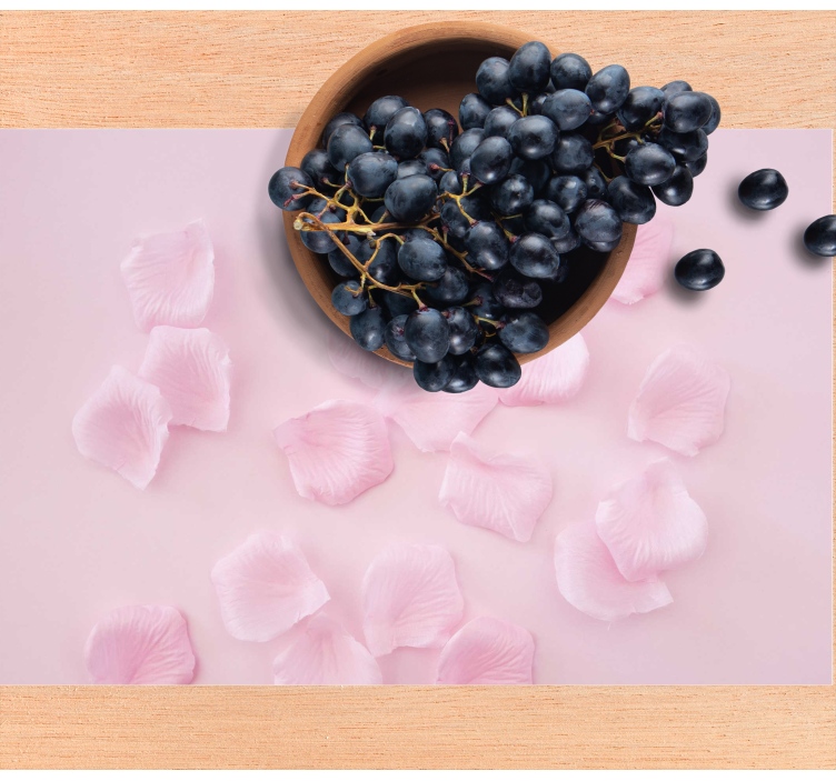 Placemat delicate petal arrangement - TenStickers