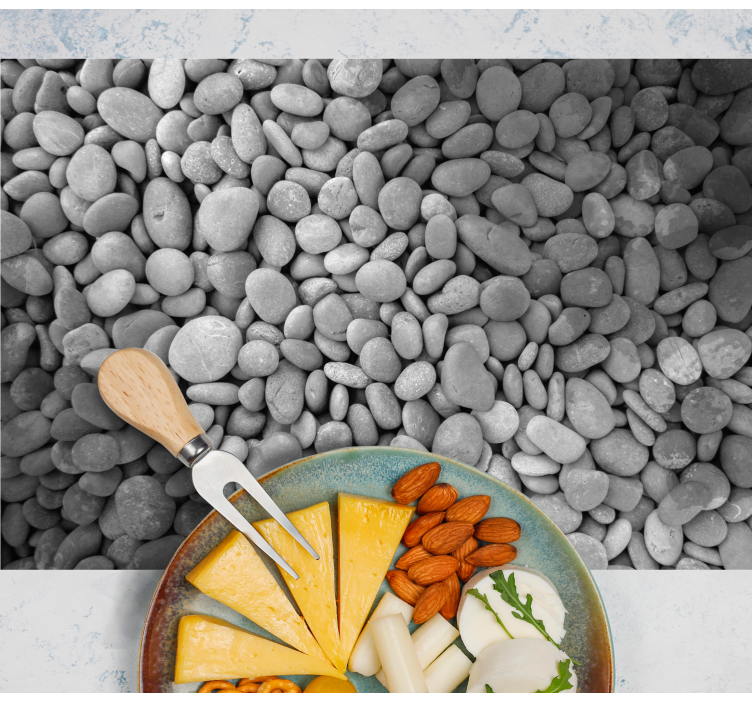 Placemat with smooth pebble surface - TenStickers