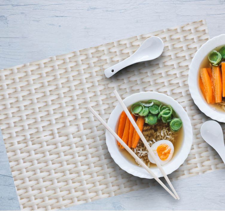 Placemat with woven texture surface - TenStickers