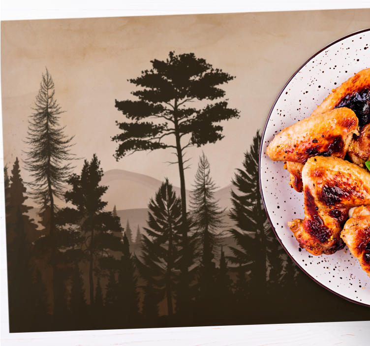 Scandinavian style warm colored placemats - TenStickers