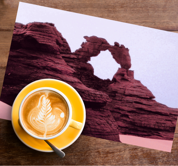 Scenic rock formation placemat - TenStickers