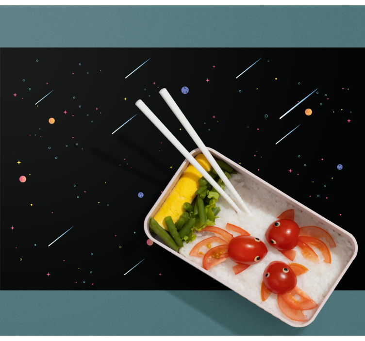 Space-themed kids meal children placemat - TenStickers