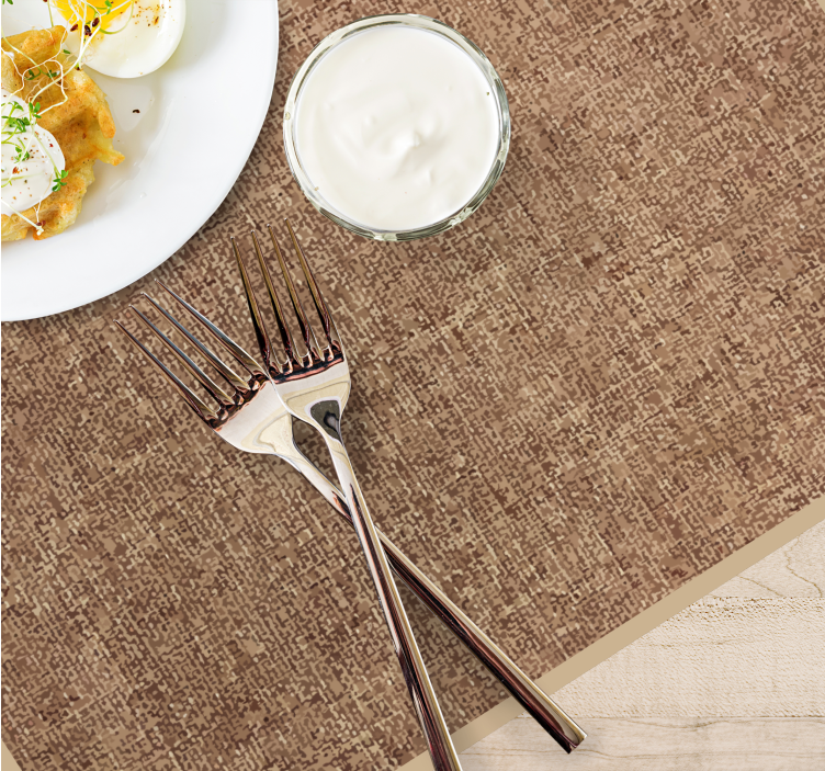 Textured surface placemat - TenStickers