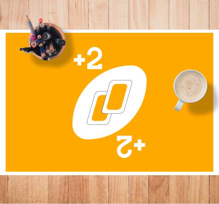 UNO cards plus two in yellow original placemats - TenStickers