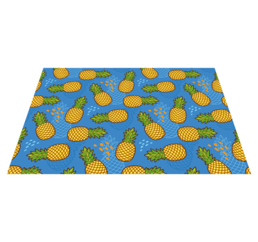 Original placemat pineapple pattern background - TenStickers