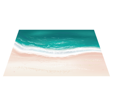 Sea view sea life dinner mats - TenStickers