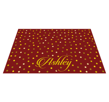 Personalisable placemat starry personalized platter - TenStickers