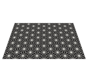 Japanese Asanhoa pattern elegant table placemats - TenStickers
