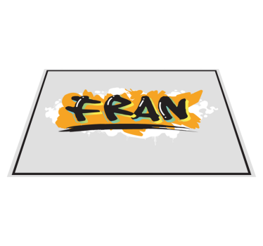 Urban style colorful graffiti Personalised table mats - TenStickers