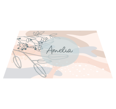 Personalised placemat personalized elegant style - TenStickers
