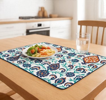 Original placemat colorful geometric floral mandalas - TenStickers