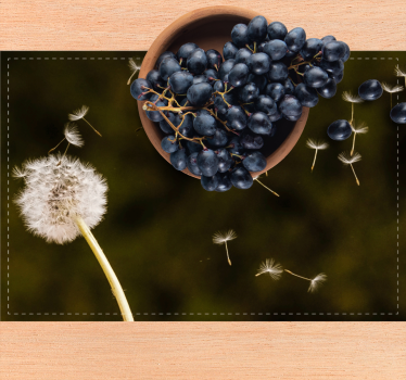 Original placemat dandelion fluff seeds design - TenStickers