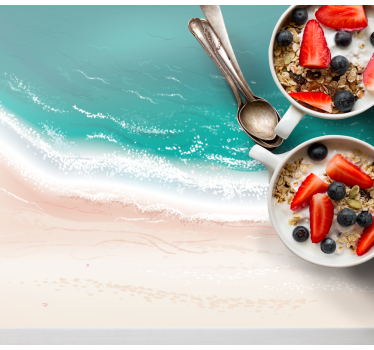 Sea view sea life dinner mats - TenStickers