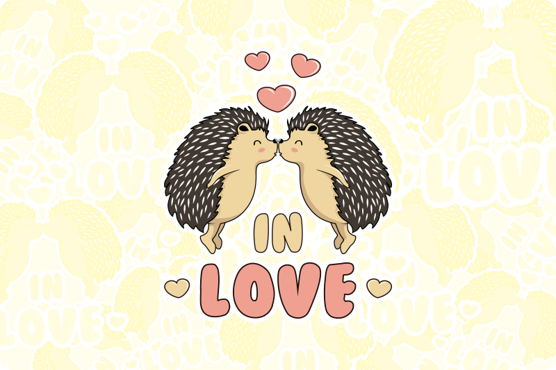 Children placemat hedgehog lovers design - TenStickers