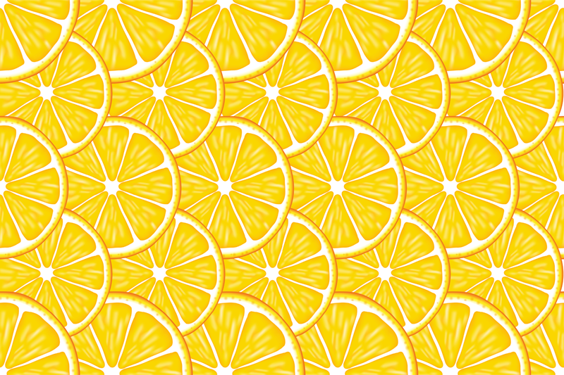 Original placemat fresh lemon design - TenStickers