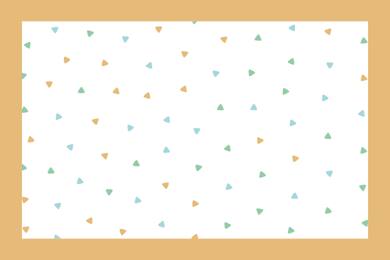 Personalisable placemat with elegant triangle design - TenStickers