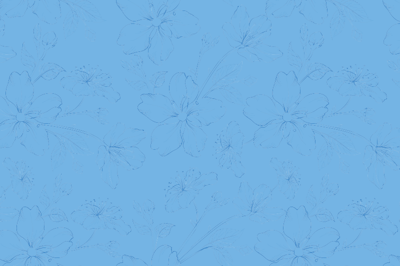 Botanical inspired surface placemat - TenStickers