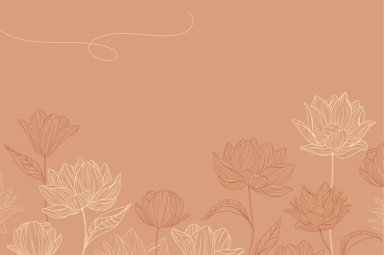 Original placemat floral tea arrangement - TenStickers