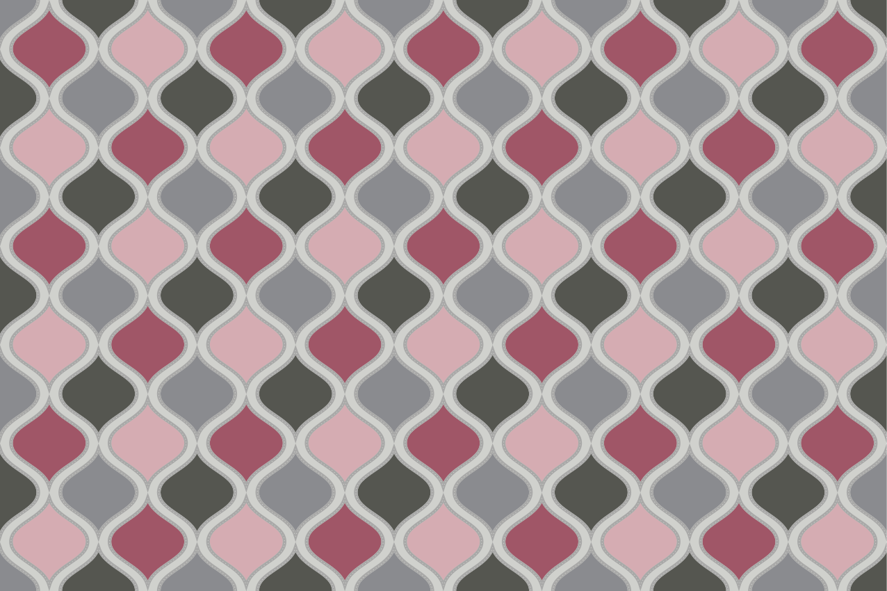 Colorful patterned texture placemat - TenStickers