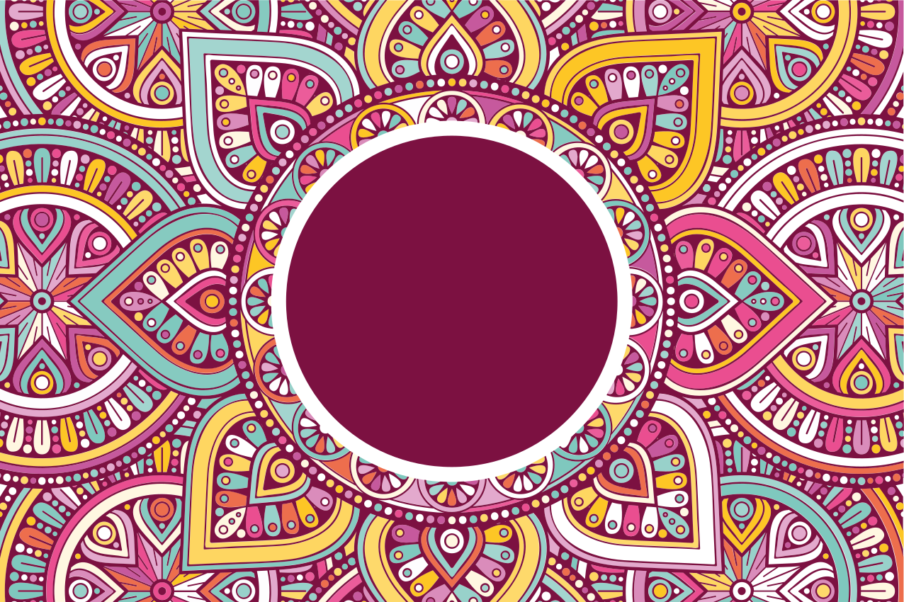 Mandala designs  Vinyl placemats - TenStickers