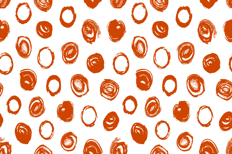 Red dots modern placemats - TenStickers